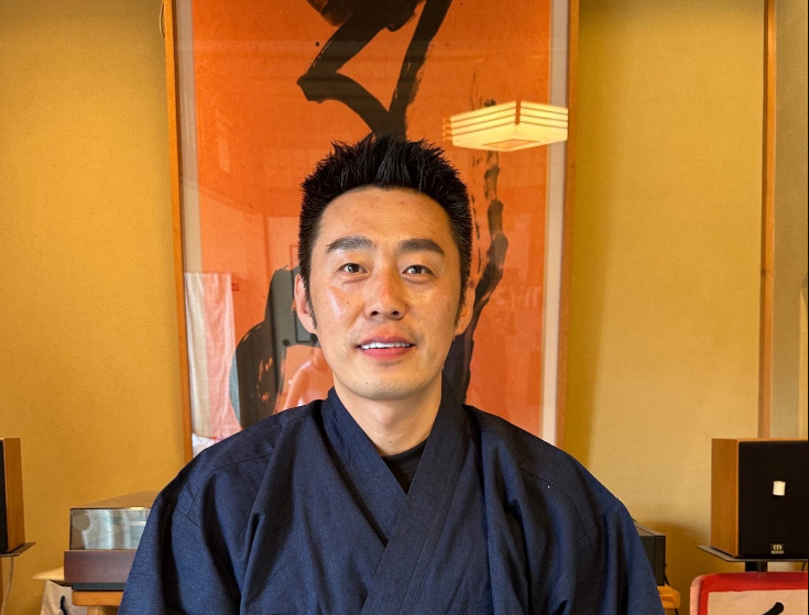 名古屋市の整体・かわの療院で、身体均整法や野口整体を受け継ぐ無痛の大和整体・姿勢の医学身体バランス療法の研修を受けてくださった、中国のゴン・フアンユー(Gong Huanyu)さん、１枚目